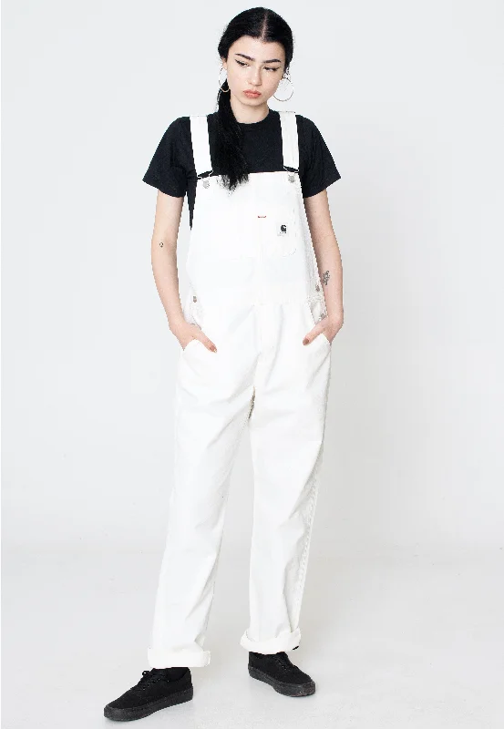 Carhartt WIP - W' Bib Heavy Stone Wash Wax - Dungarees