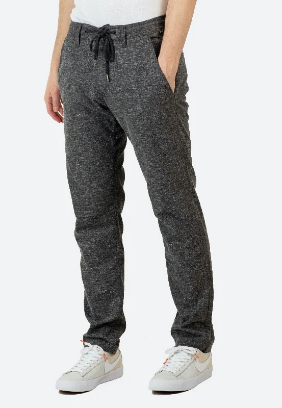 REELL - Reflex Evo Black Linen - Pants