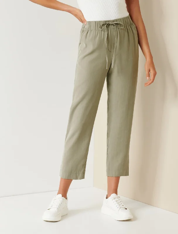 Sam Elastic Waist Relaxed Pant