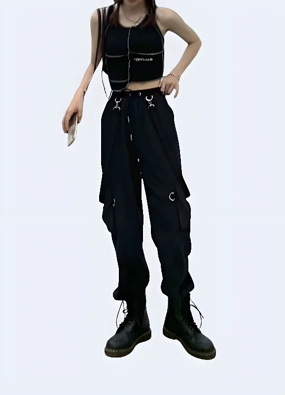 Women's Cargo Pants With Straps