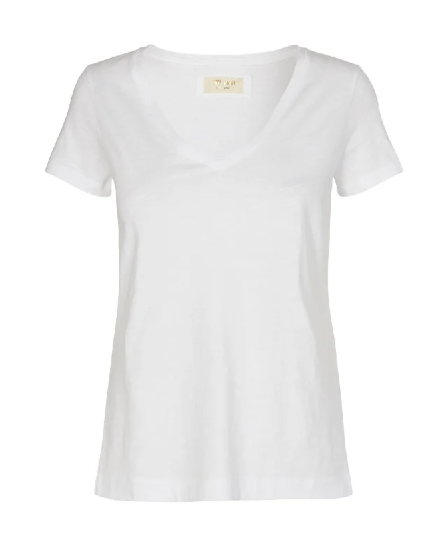 Mos Mosh Arden Organic V-neck Tee