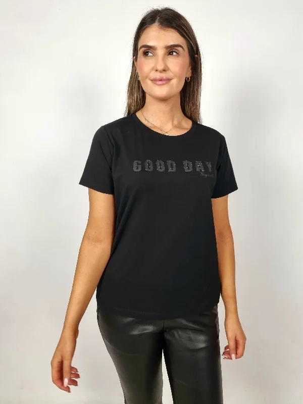 Esqualo Black Good Day T-Shirt