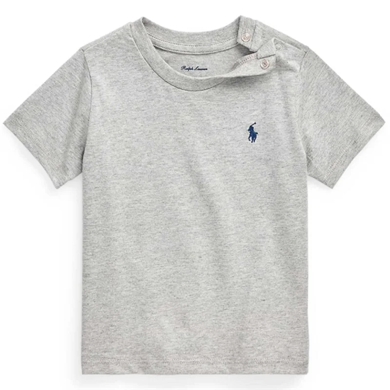 Ralph Lauren Baby Boy Short Sleeved Tee Grey