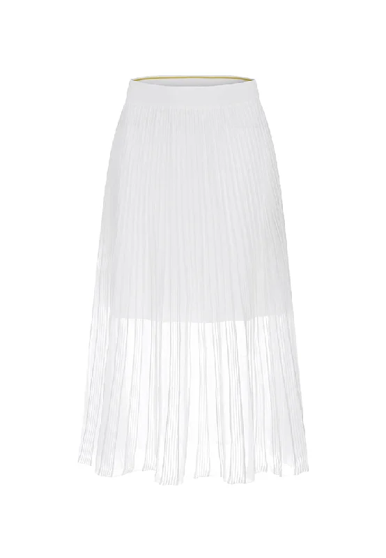 Hot Shot Easy-care Lightweight Pleated Skirt