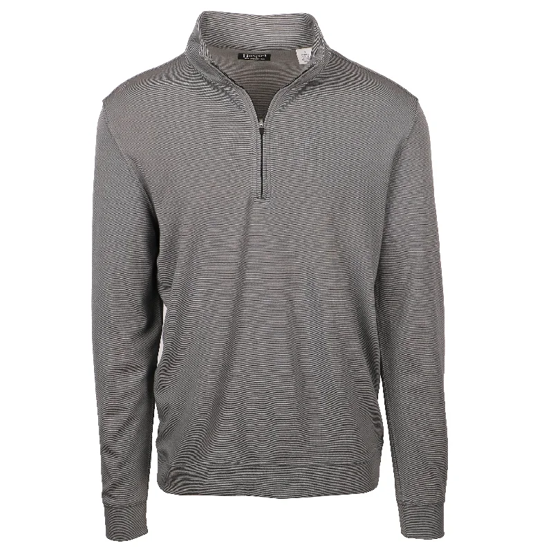 Ambassador Charcoal / Silver Performance Quarter Zip