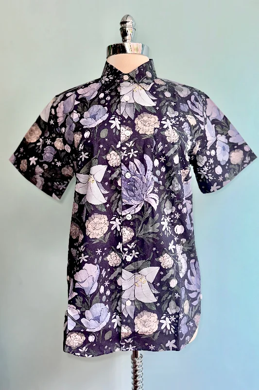 Deathly Bouquet Button Down Top by Morning Witch