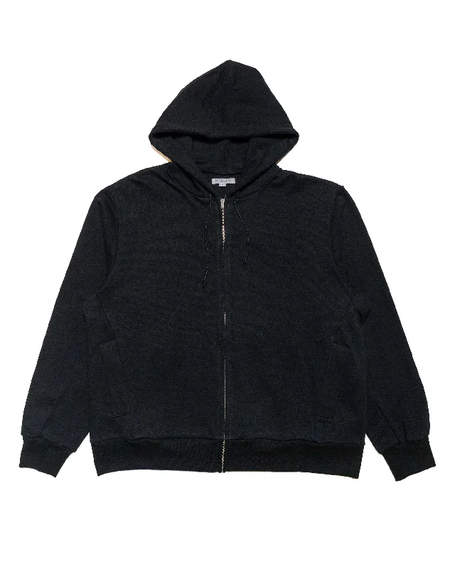 Lady White Co. Textured Zip Hoodie Black