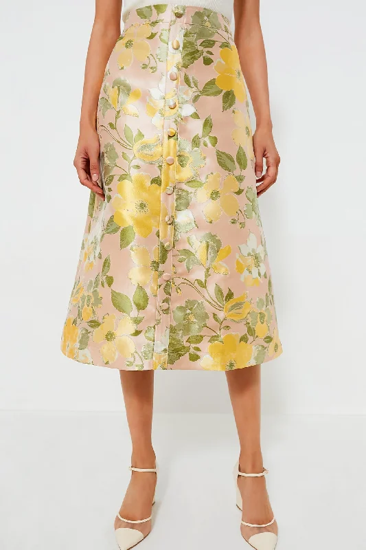 Lotus Jacquard Adalyn Skirt