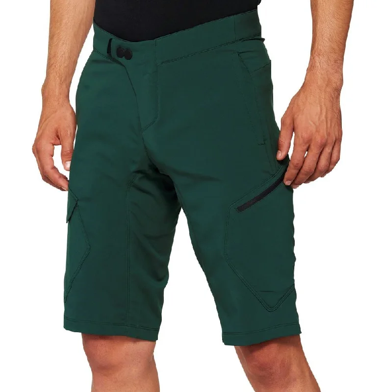 100% Ridecamp Short - Forest Green