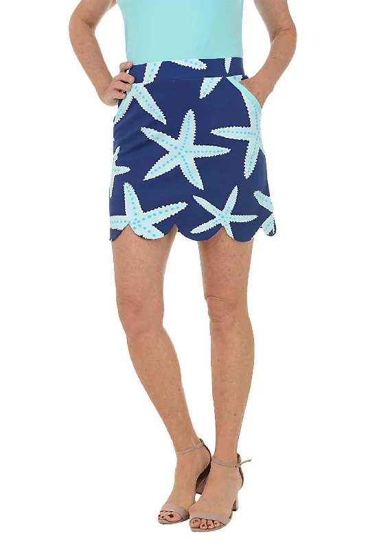 Sassy Skort In Sea Star