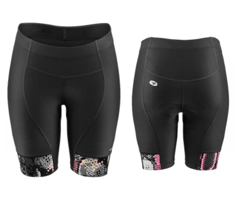 Sugoi Evolution Print Lycra Short - Womens - Black-Snake