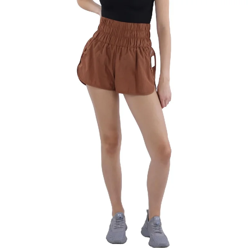 Womens Running Smocked Casual Shorts