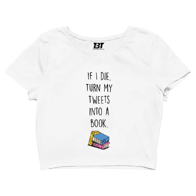 Brooklyn Nine-Nine Crop Top - Turn My Tweets Into A Book