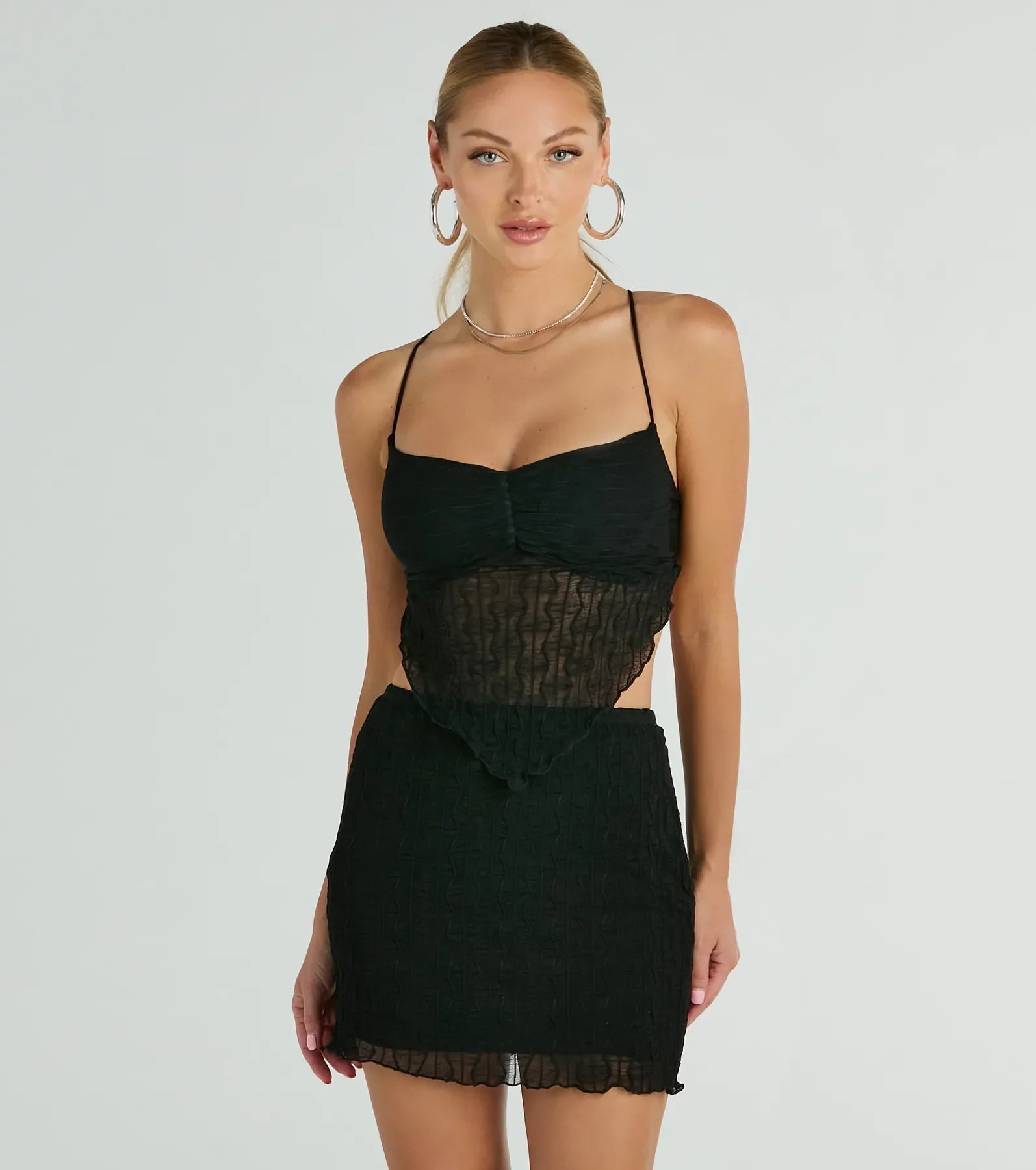 Feeling Daring Texture Knit Crop Top