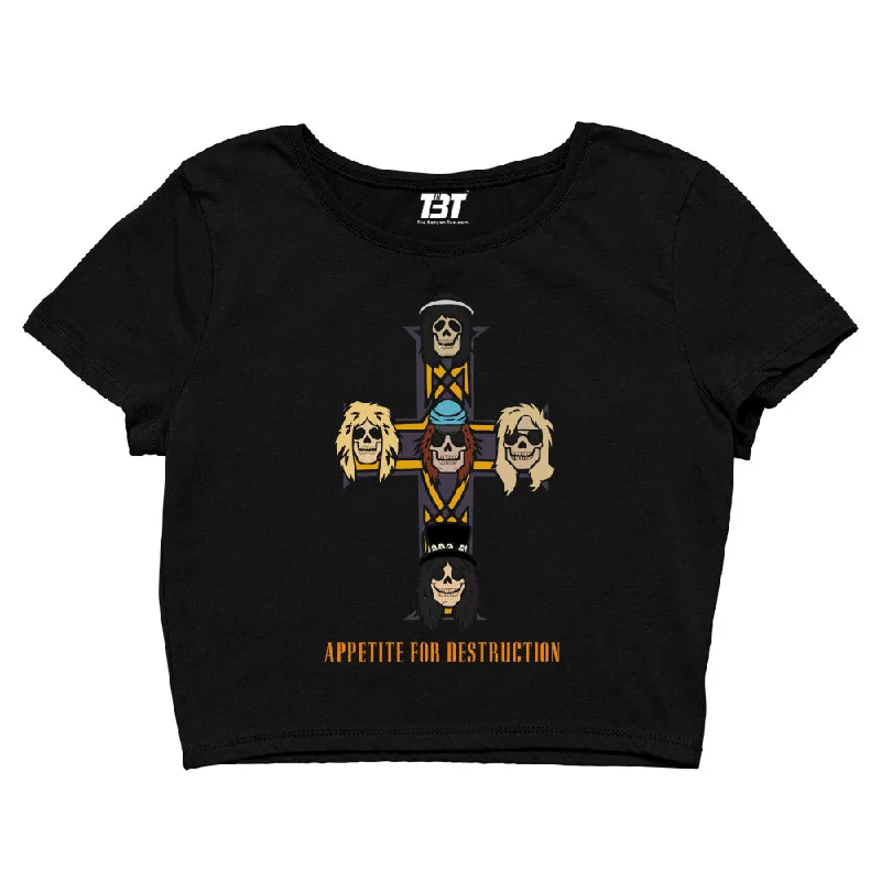 Guns N' Roses Crop Top - Appetite For Destruction