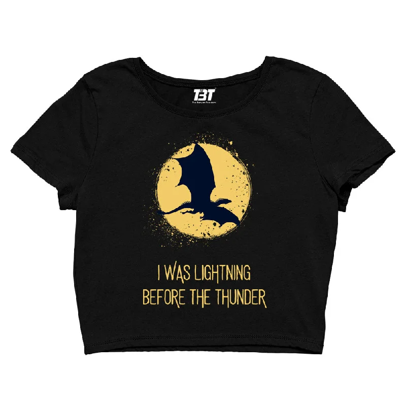 Imagine Dragons Crop Top - I Was Lightning Before The Thunder