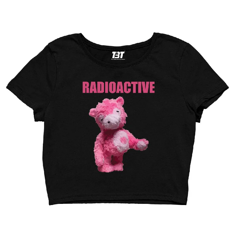 Imagine Dragons Crop Top - Radioactive Pink Bear