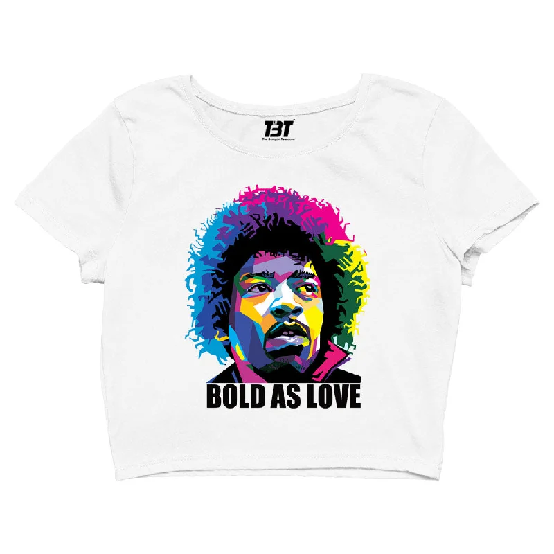 Jimi Hendrix Crop Top - Bold As Love