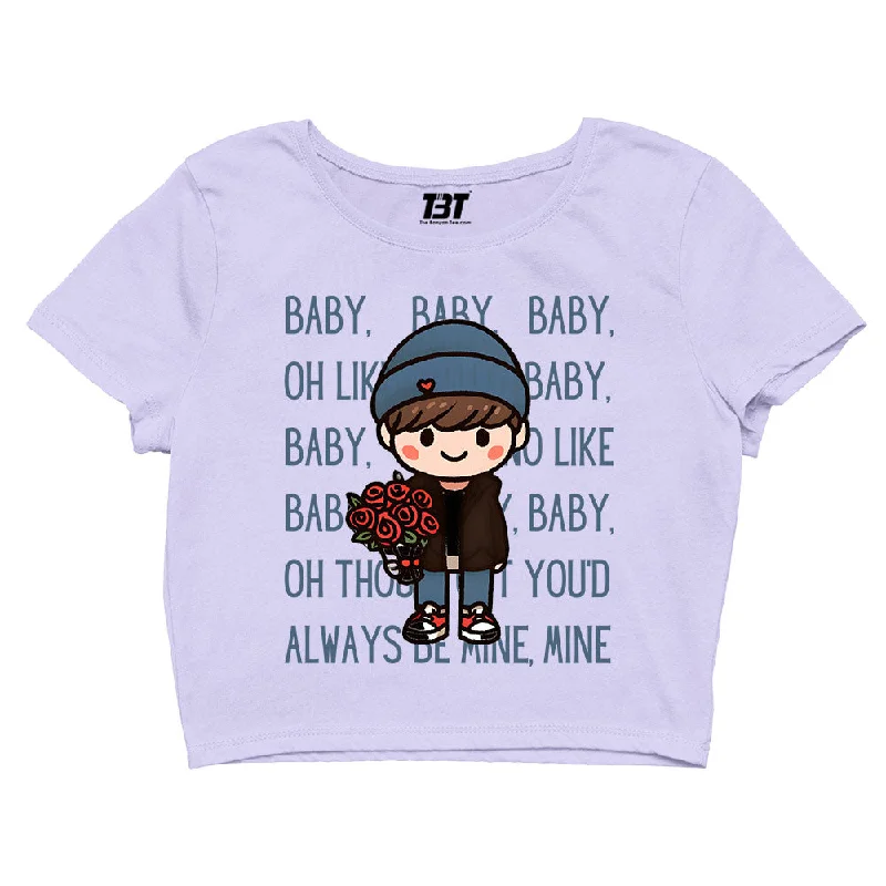 Justin Bieber Crop Top - Baby