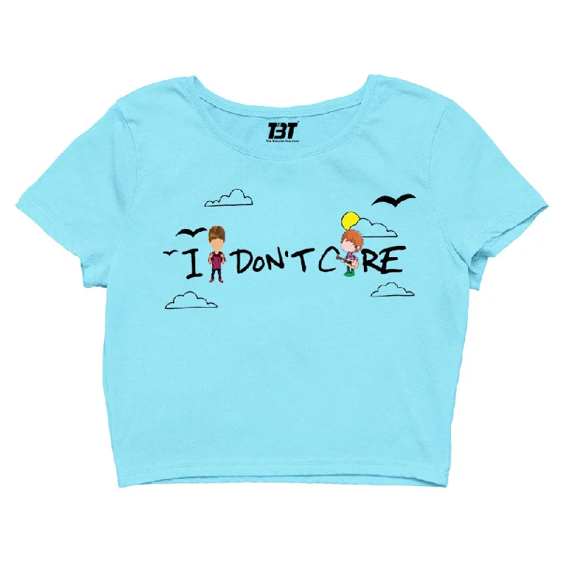 Justin Bieber Crop Top - I Don't Care