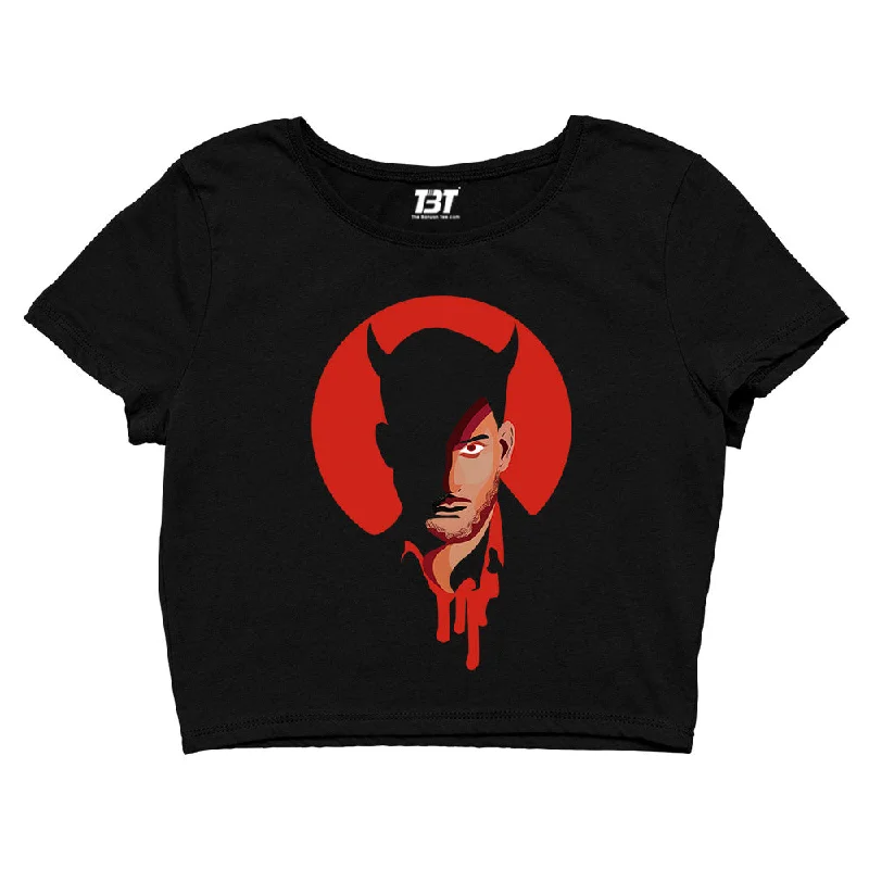 Lucifer Crop Top - Devil In Disguise