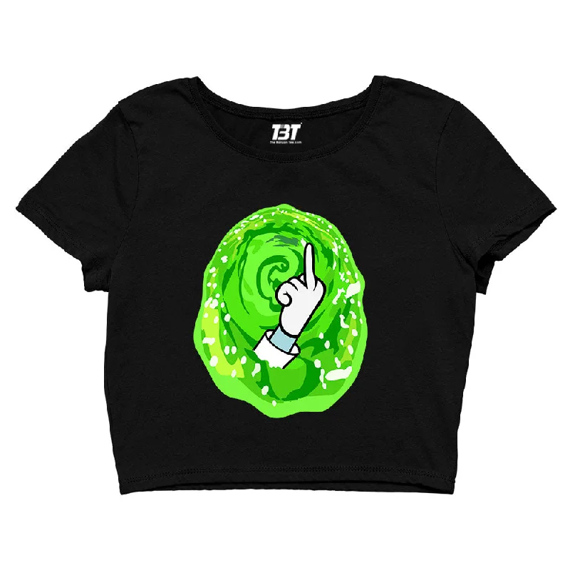 Rick and Morty Crop Top - Intergalactic Screw