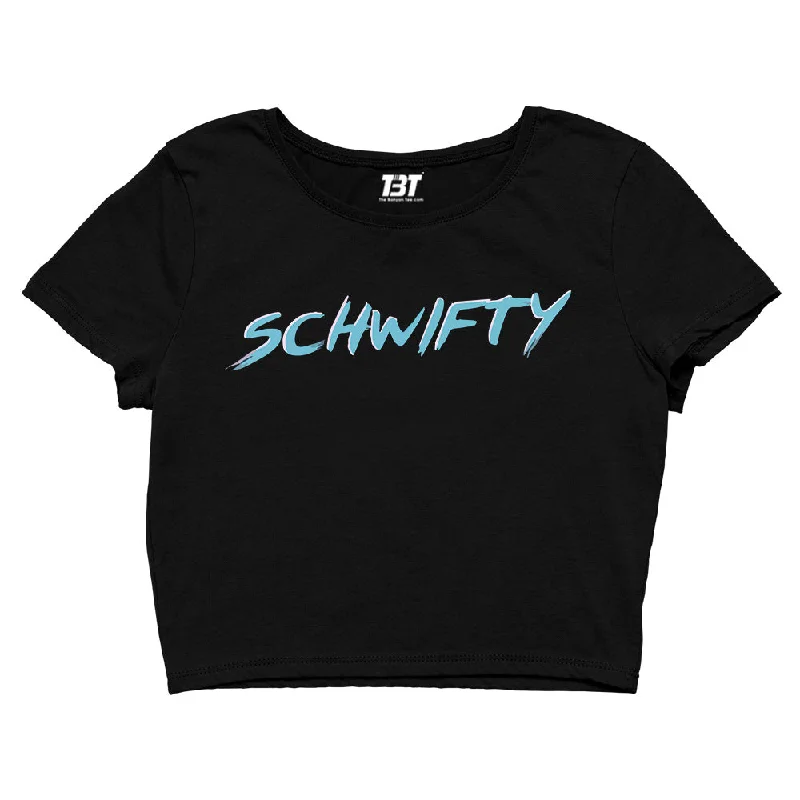 Rick and Morty Crop Top - Schwifty