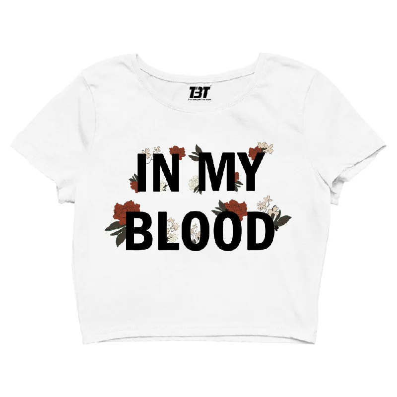 Shawn Mendes Crop Top - In My Blood