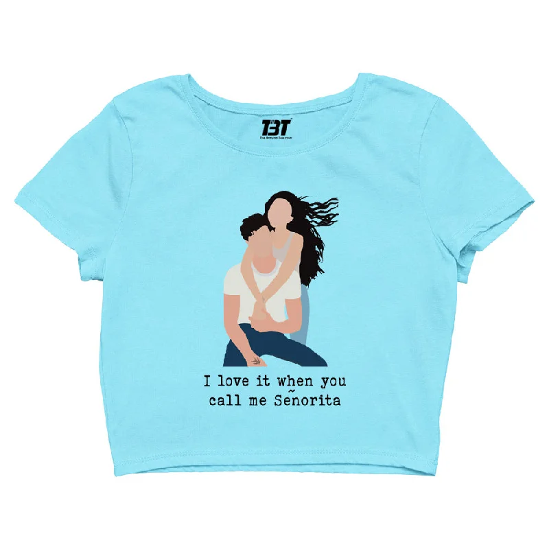 Shawn Mendes Crop Top - Senorita