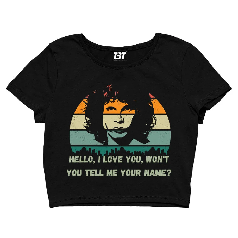 The Doors Crop Top - Hello I Love You