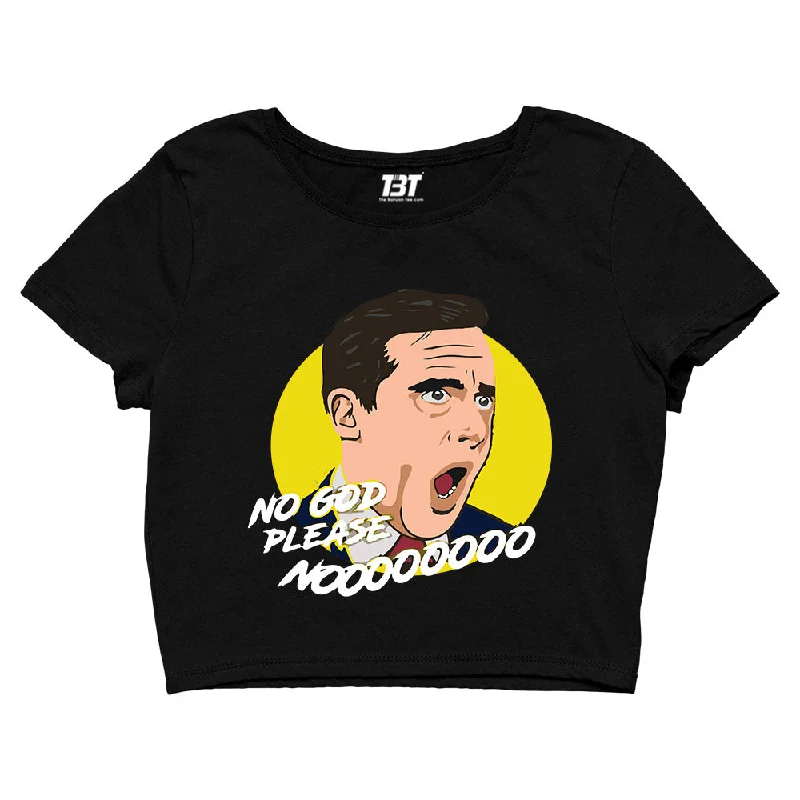 The Office Crop Top - God No Please No