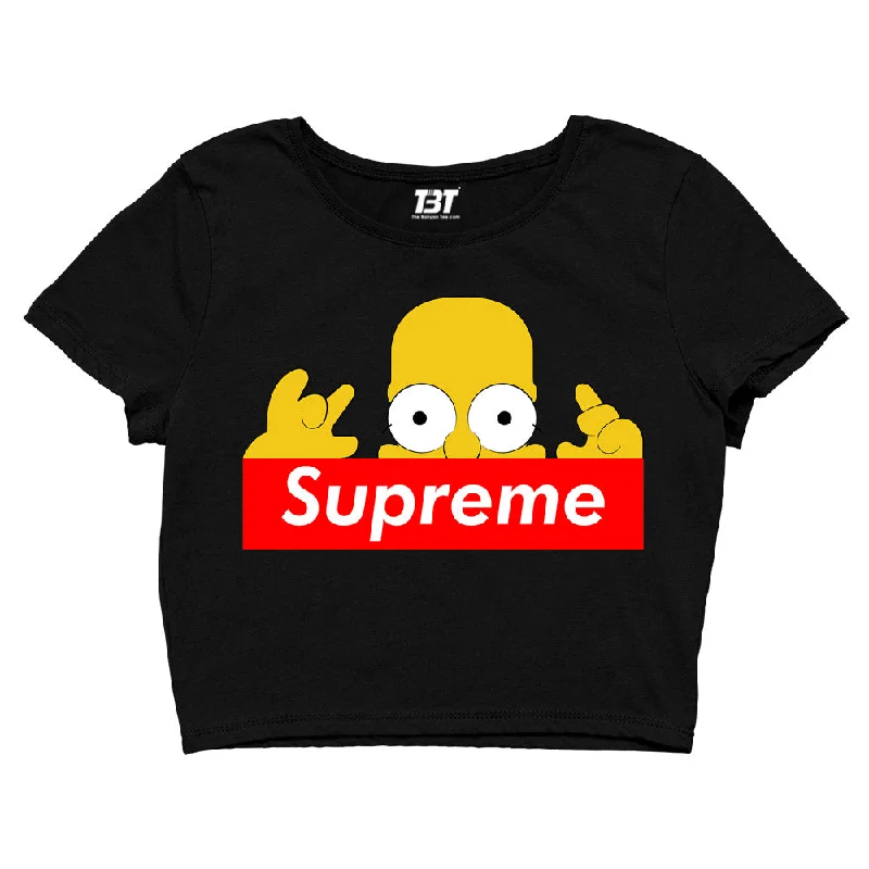 The Simpsons Crop Top - Supreme