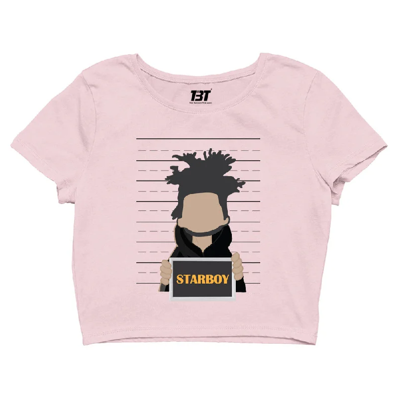 The Weeknd Crop Top - Starboy