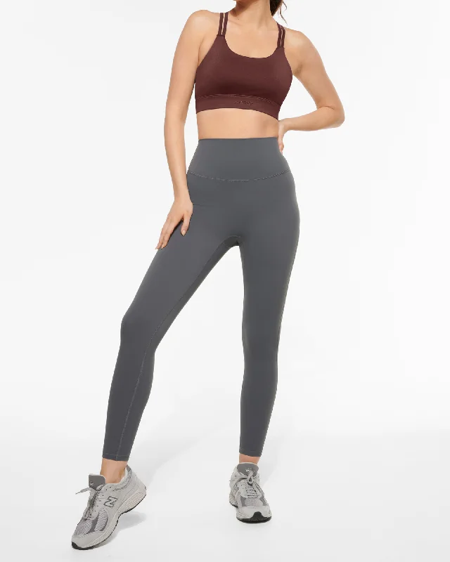 MOTION SUPER HIGH WAIST ANKLE BITER ULTRA FLEX LEGGING STEEL