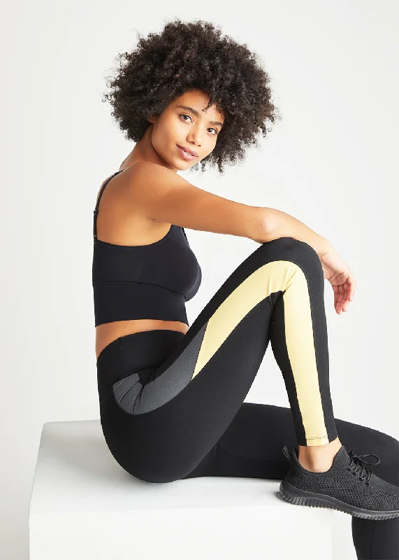 Rachel Shaping Legging with Racing Stripe - Cotton Stretch