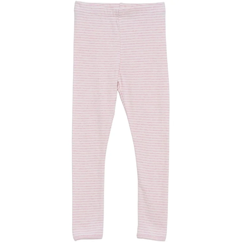 Serendipity Rosebud/Offwhite Stripe Leggings