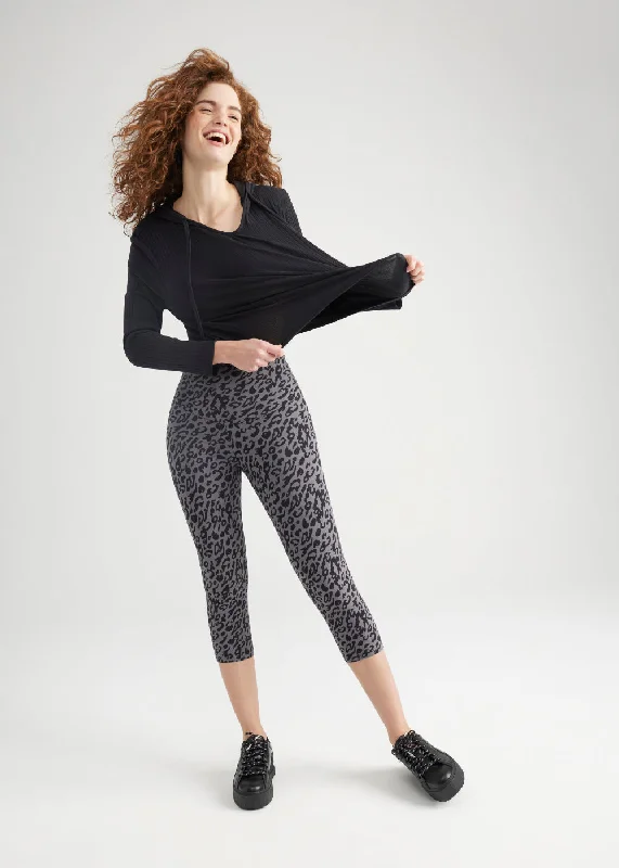 Talia Cropped Capri Shaping Legging - Cotton Stretch